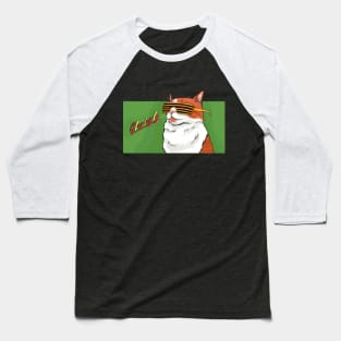 Dazzling cat, green Baseball T-Shirt